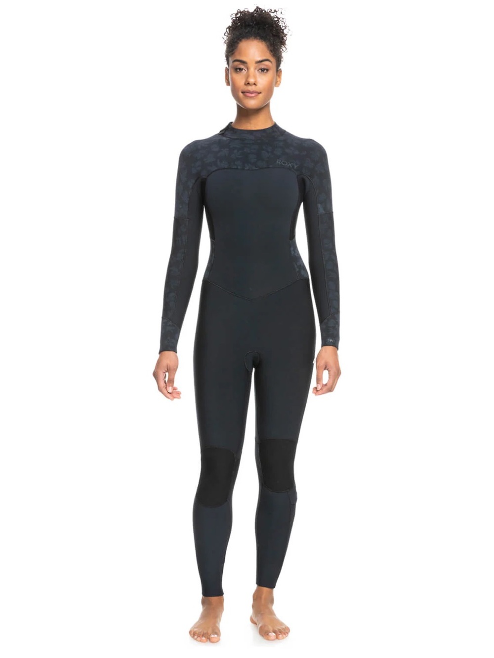 NEW women’s Roxy Swell 5/4/3 Backzip Full Wetsuit black grey size 6 - Picture 3 of 5